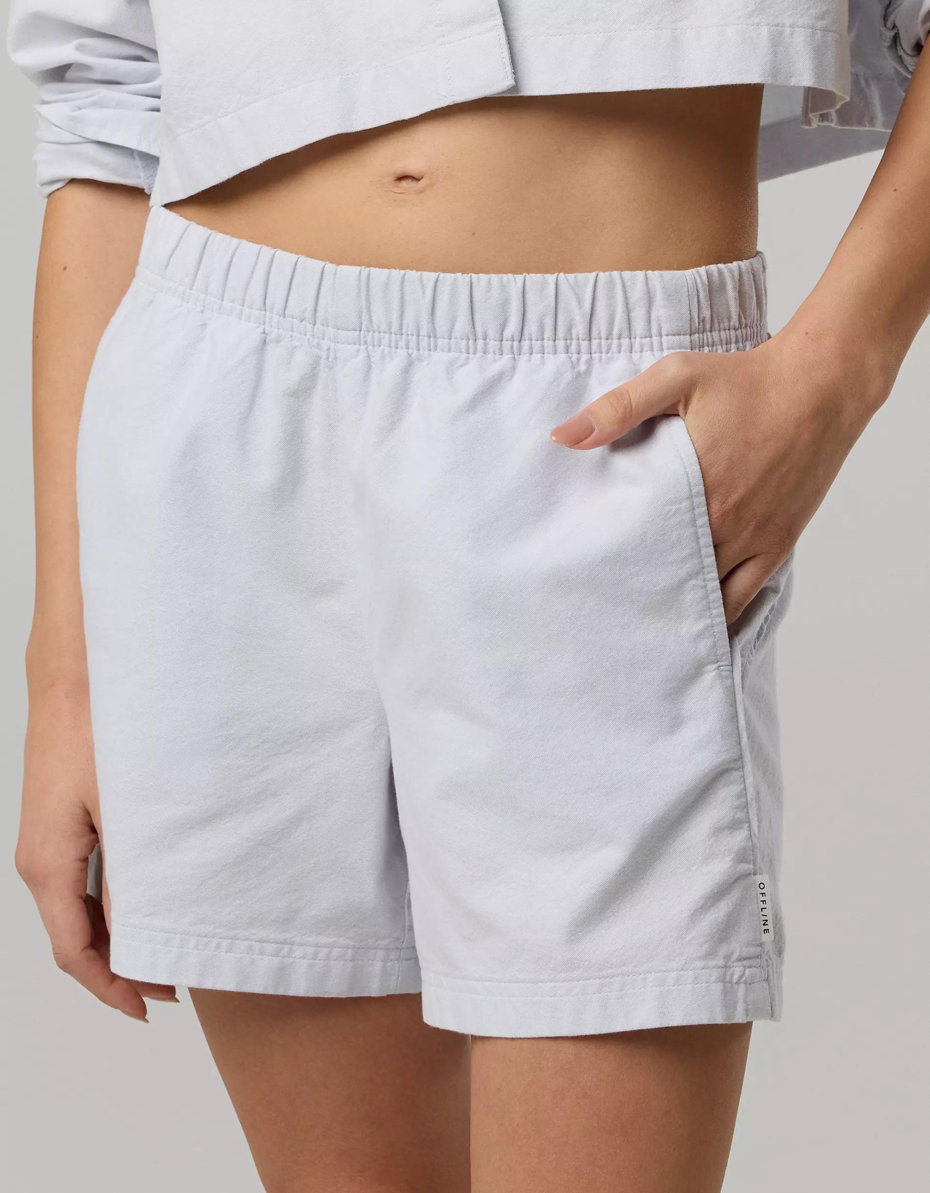 OFFLINE By Aerie Day Off Oxford Short Product Image