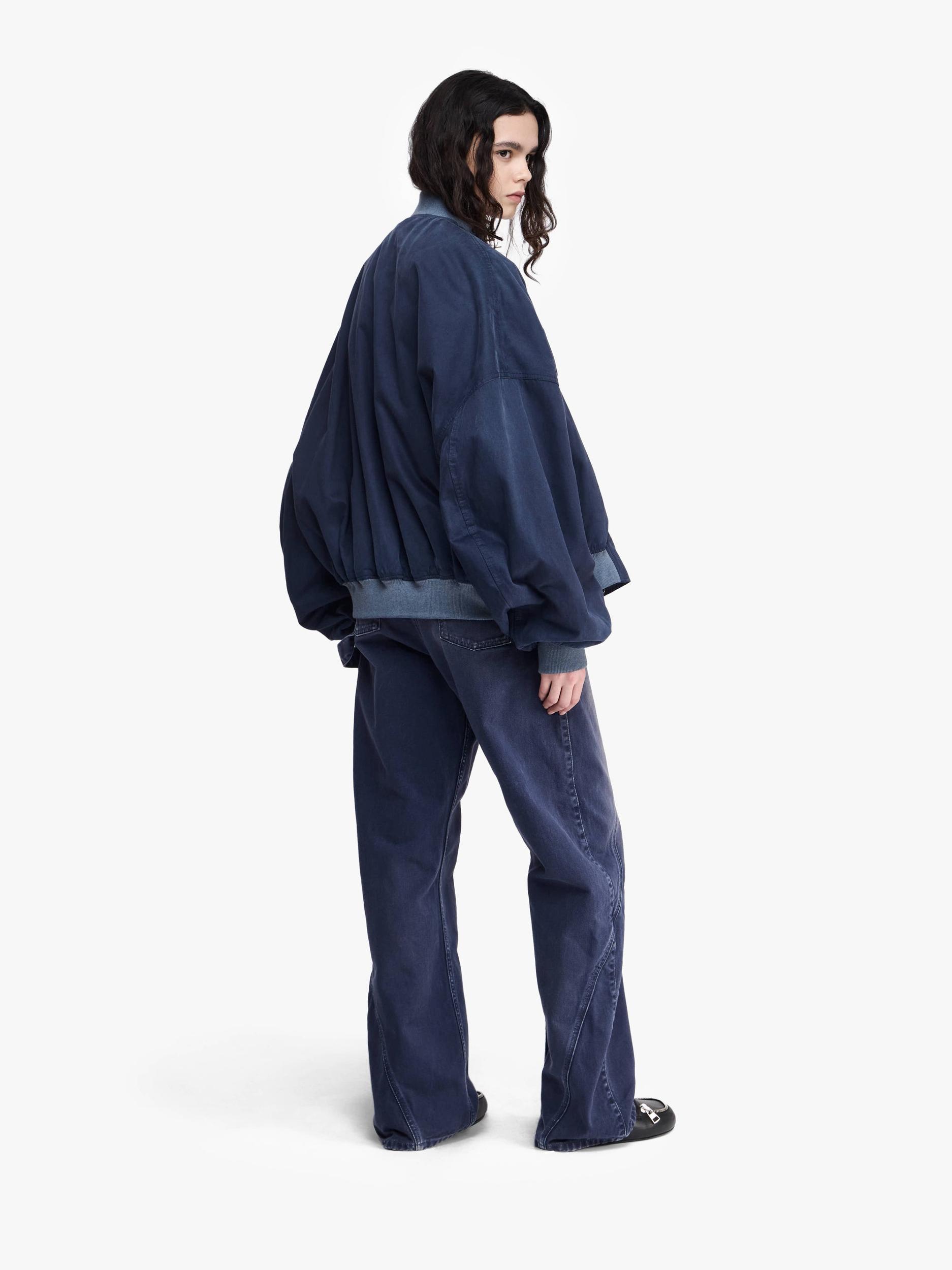 RELAXED COTTON BOMBER JACKET Product Image