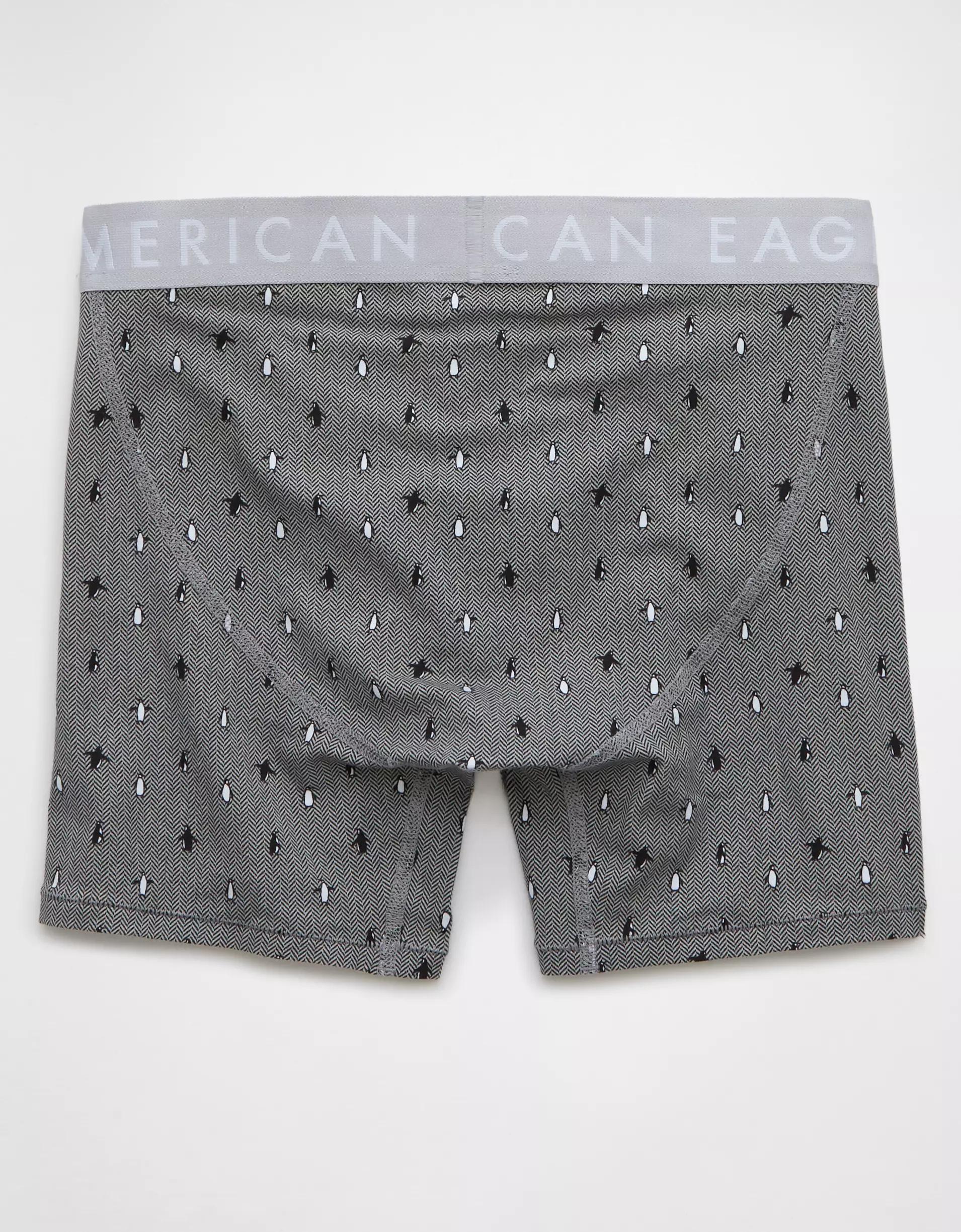 AEO Men's Mini Penguins 6" Classic Boxer Brief Product Image