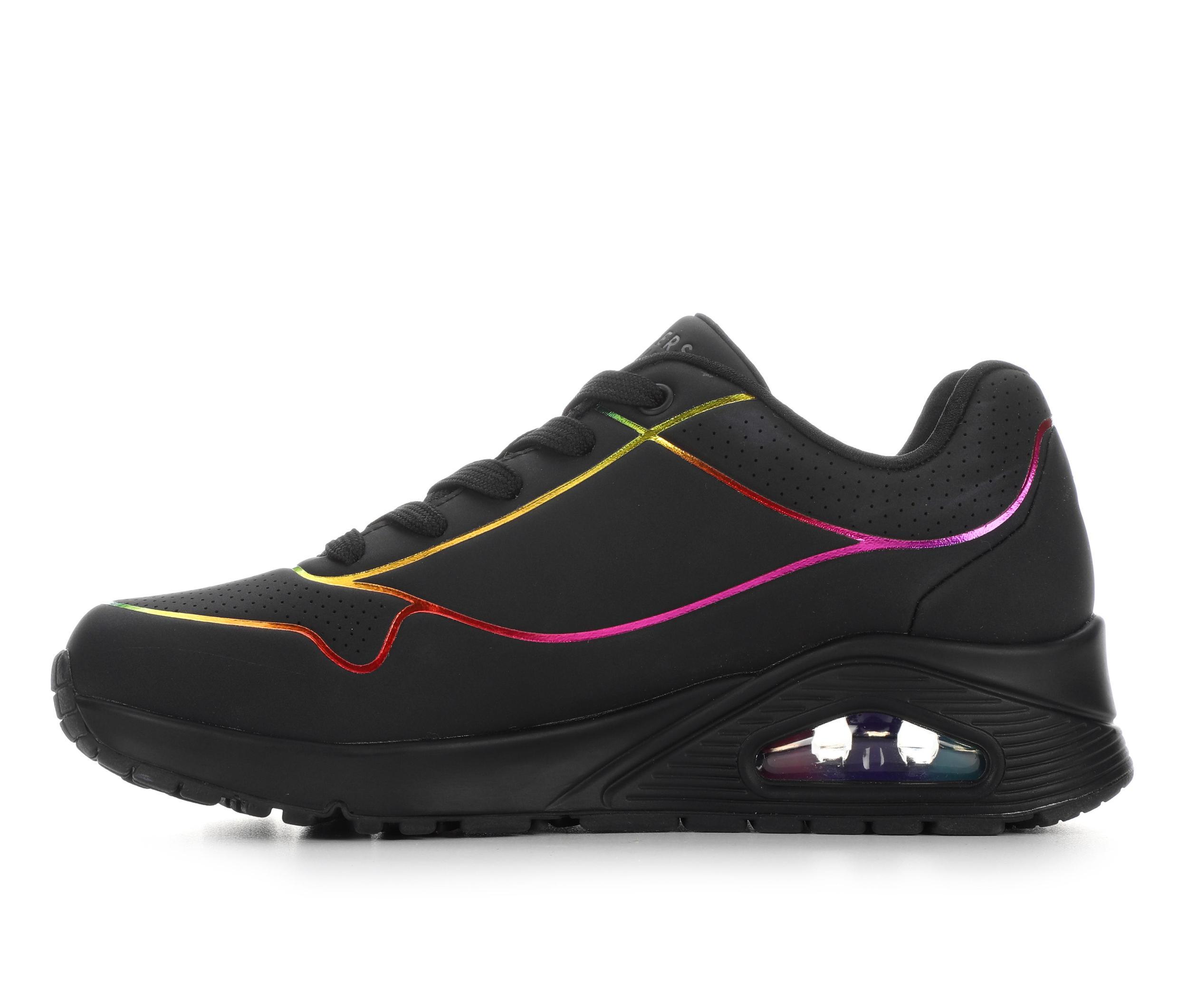 Women's Skechers Street Uno Electric Lines 155168 Casual Sneakers Product Image