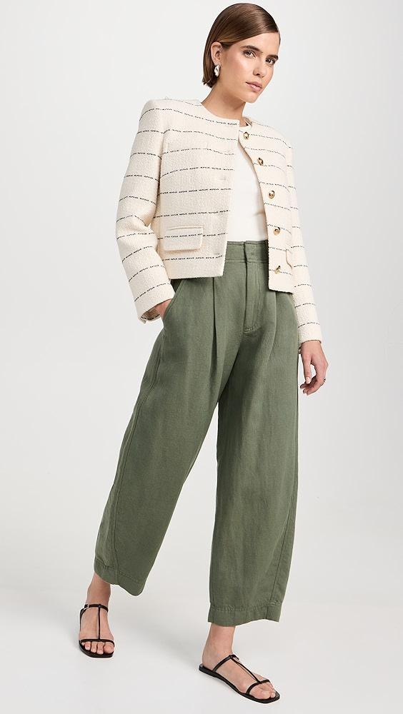 Apiece Apart Bari Crop Trousers | Shopbop Product Image