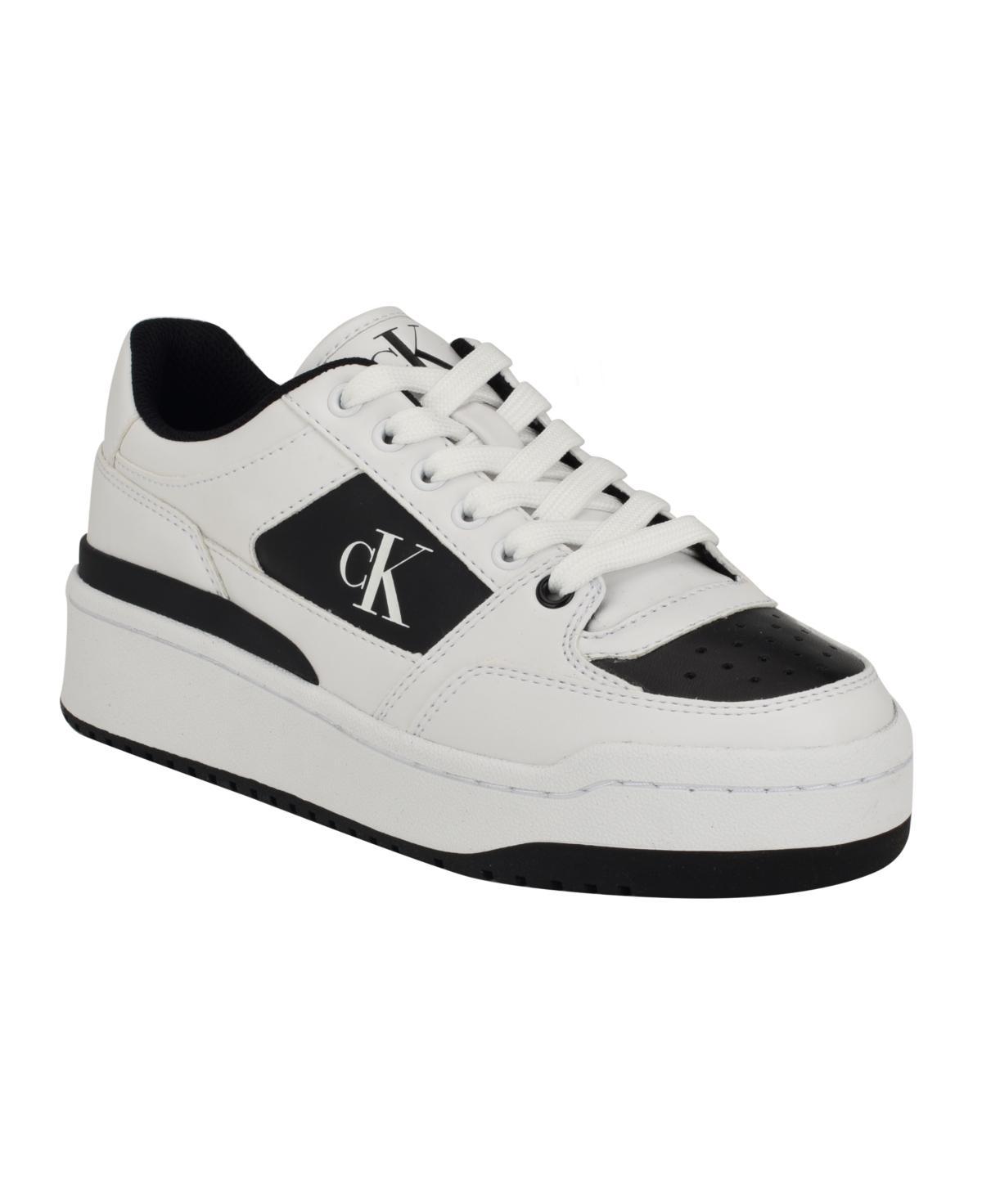 Calvin Klein Women's Women's Alondra Platform Sneaker - Black - 7.5 Product Image