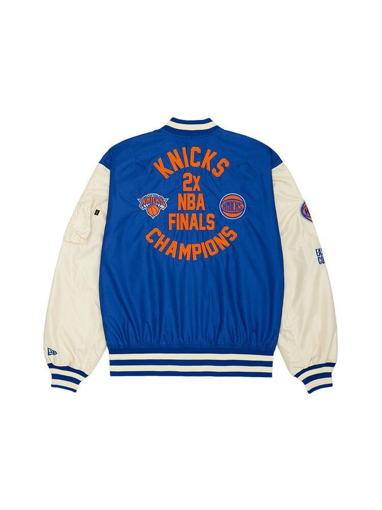 NEW YORK KNICKS X ALPHA X NEW ERA L-2B BOMBER JACKET Product Image