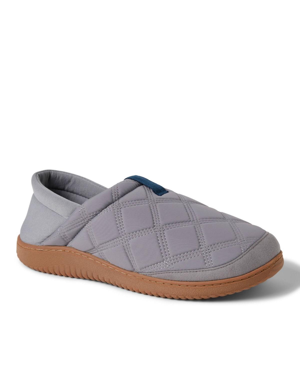 Dearfoams River Closed Back Men's Slippers, Size: Medium, Medium Gray Product Image