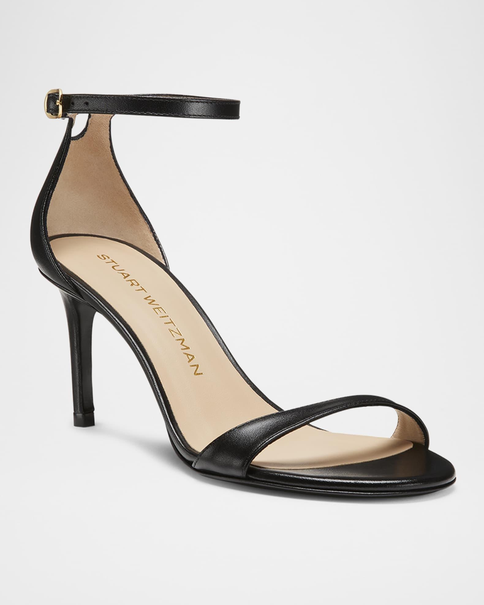 Nudist Leather Ankle-Strap Sandals Product Image