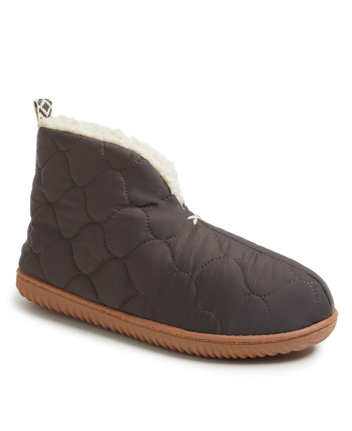 Dearfoams Warm Up Women's Ankle Boot Slippers, Size: Medium, Sangria Product Image