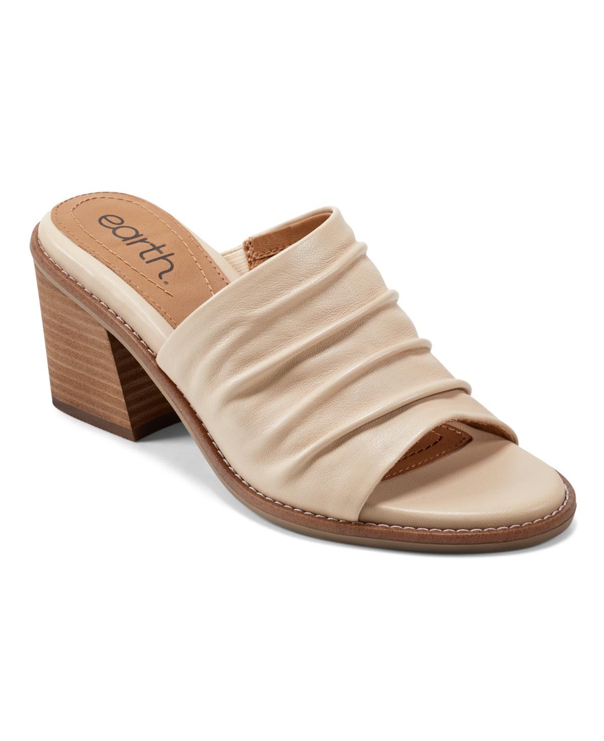 Earth Womens Adara Open Toe Block Heel Dress Sandals Product Image