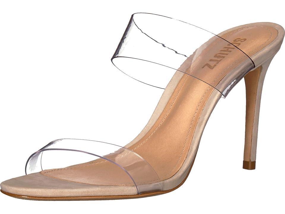 Schutz Ariella (Transparente Nubuck/Vinil) Women's Sandals Product Image