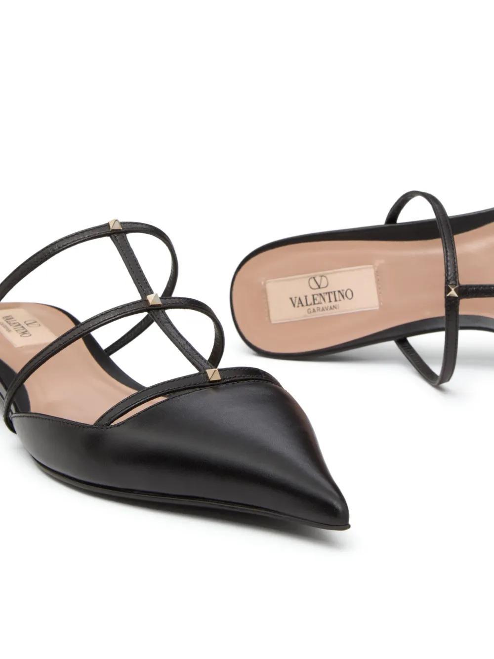 caged leather mules Product Image