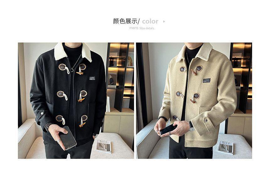 Long-Sleeve Fleece Color-Block Toggle  Jacket Product Image