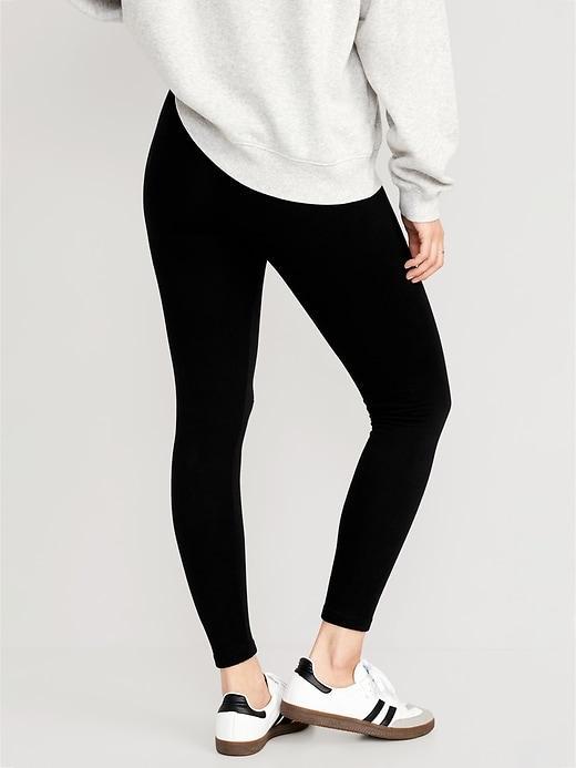 High-Waisted Fleece-Lined Leggings Product Image