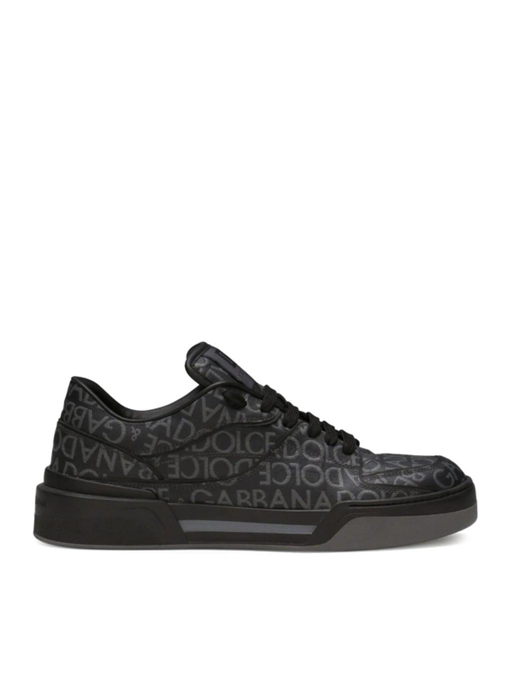 New Roma coated-jacquard sneakers Product Image
