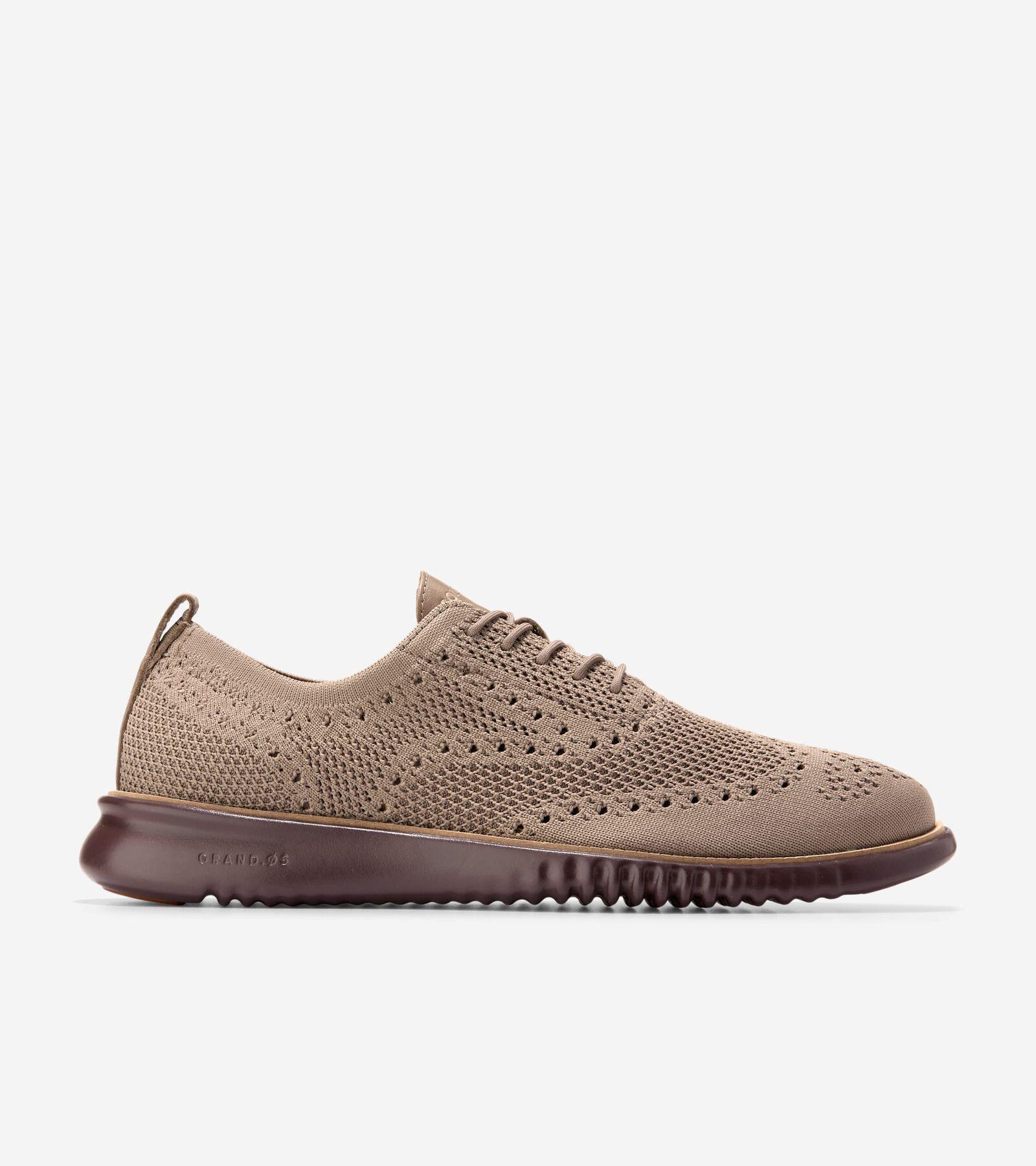 Cole Haan Mens 2.ZERGRAND Knit Stitchlite Wingtip Oxfords Product Image