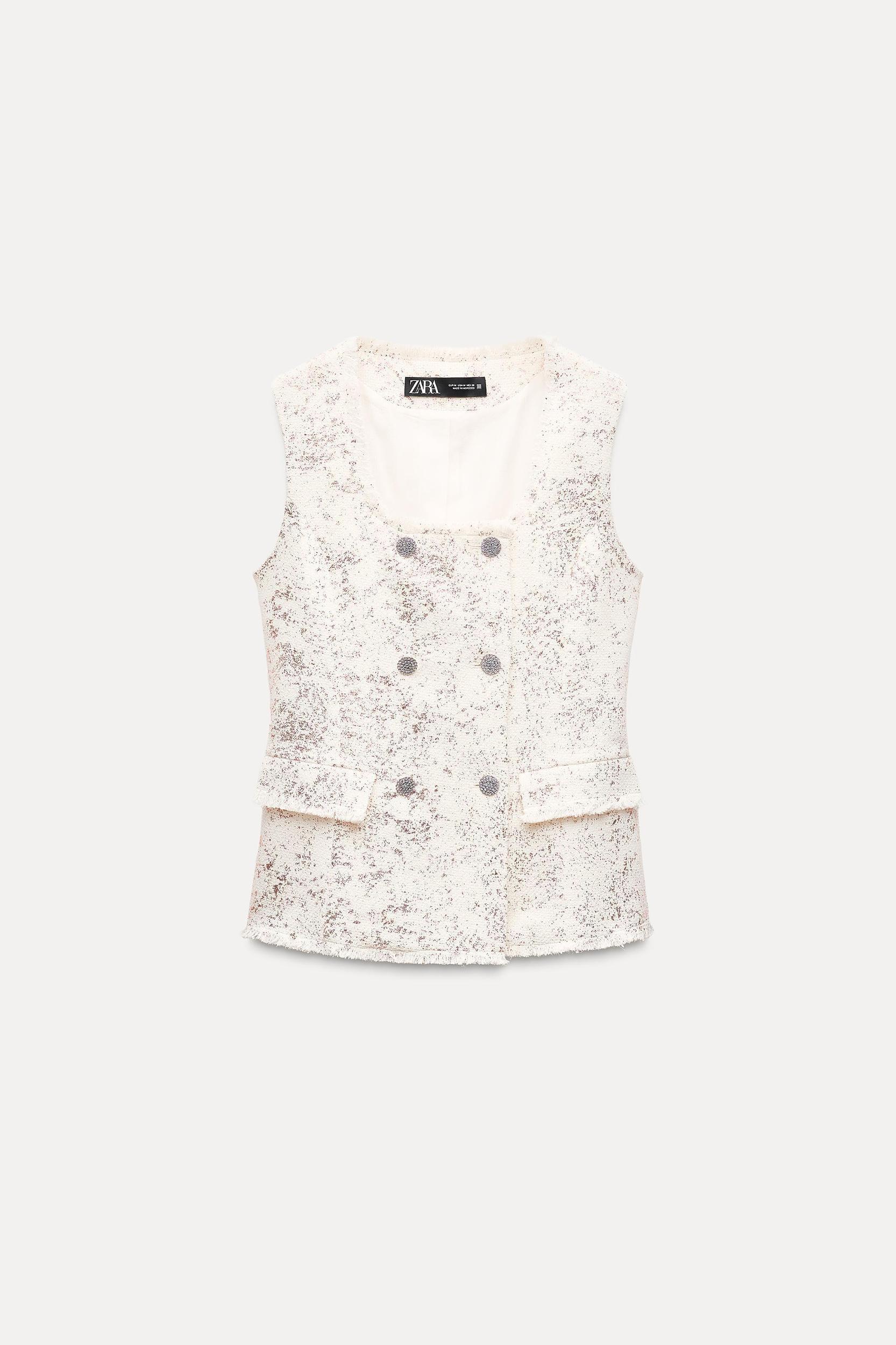 METALLIC LOOK VEST Product Image