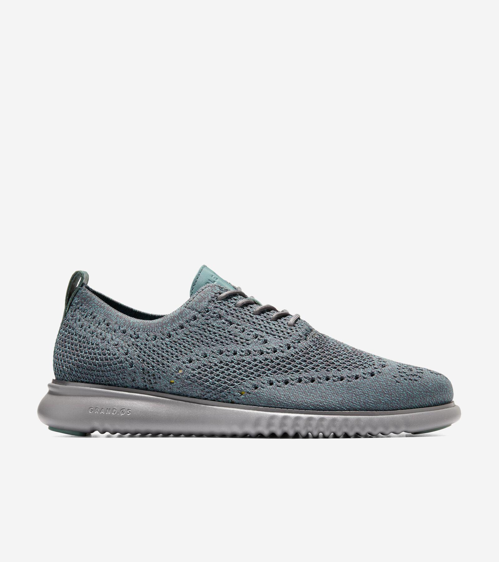 Cole Haan Mens 2.ZERGRAND Knit Stitchlite Wingtip Oxfords Product Image
