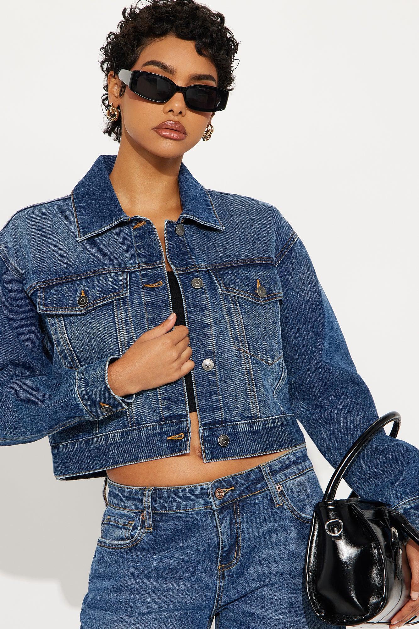 Timeless Denim Trucker Jacket - Dark Wash Product Image