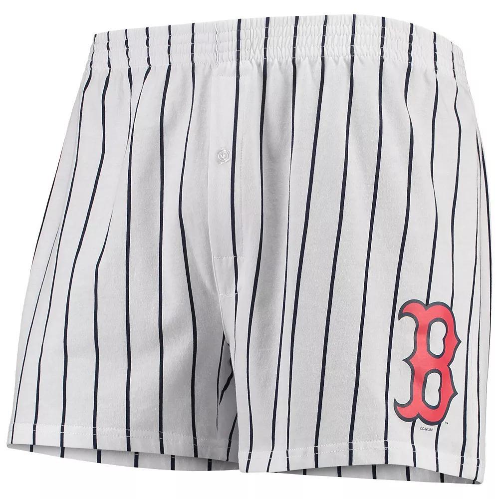 Men's Concepts Sport White Boston Red Sox Vigor Boxer Shorts, Size: 2XL Product Image