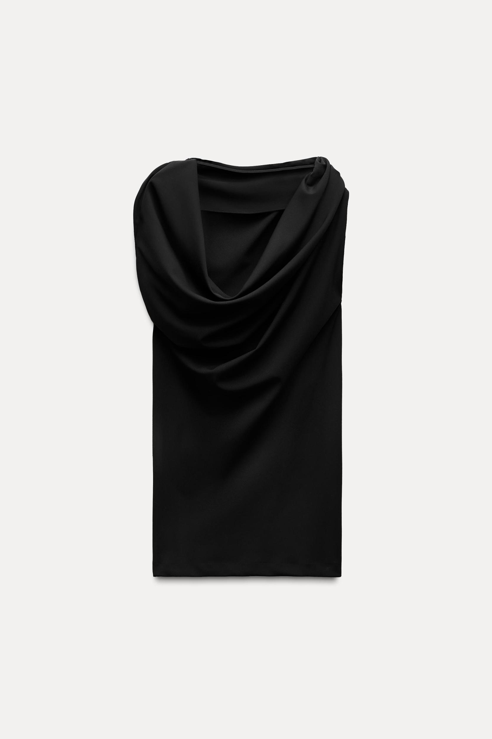 SHORT DRESS WITH RUCHING Product Image