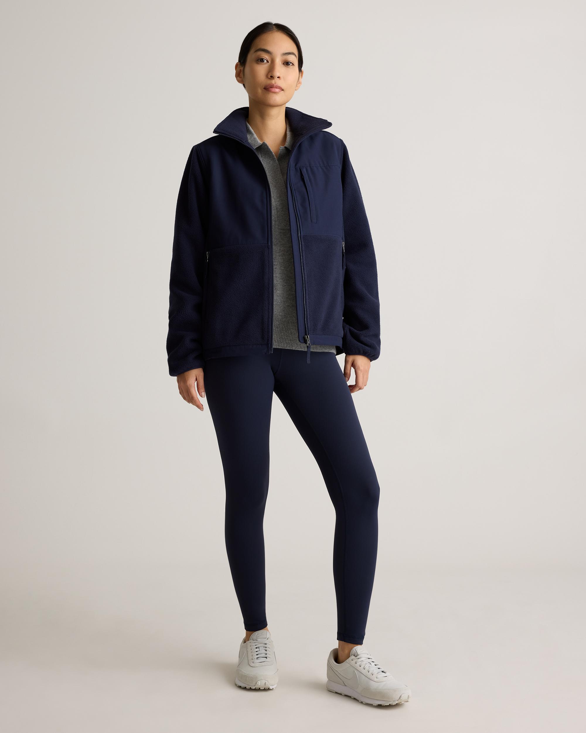 Quince | Women's Polar Fleece Full-Zip Jacket Recycled Polyester Product Image