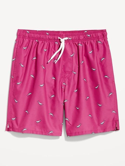 Printed Swim Trunks -- 7-inch inseam Product Image