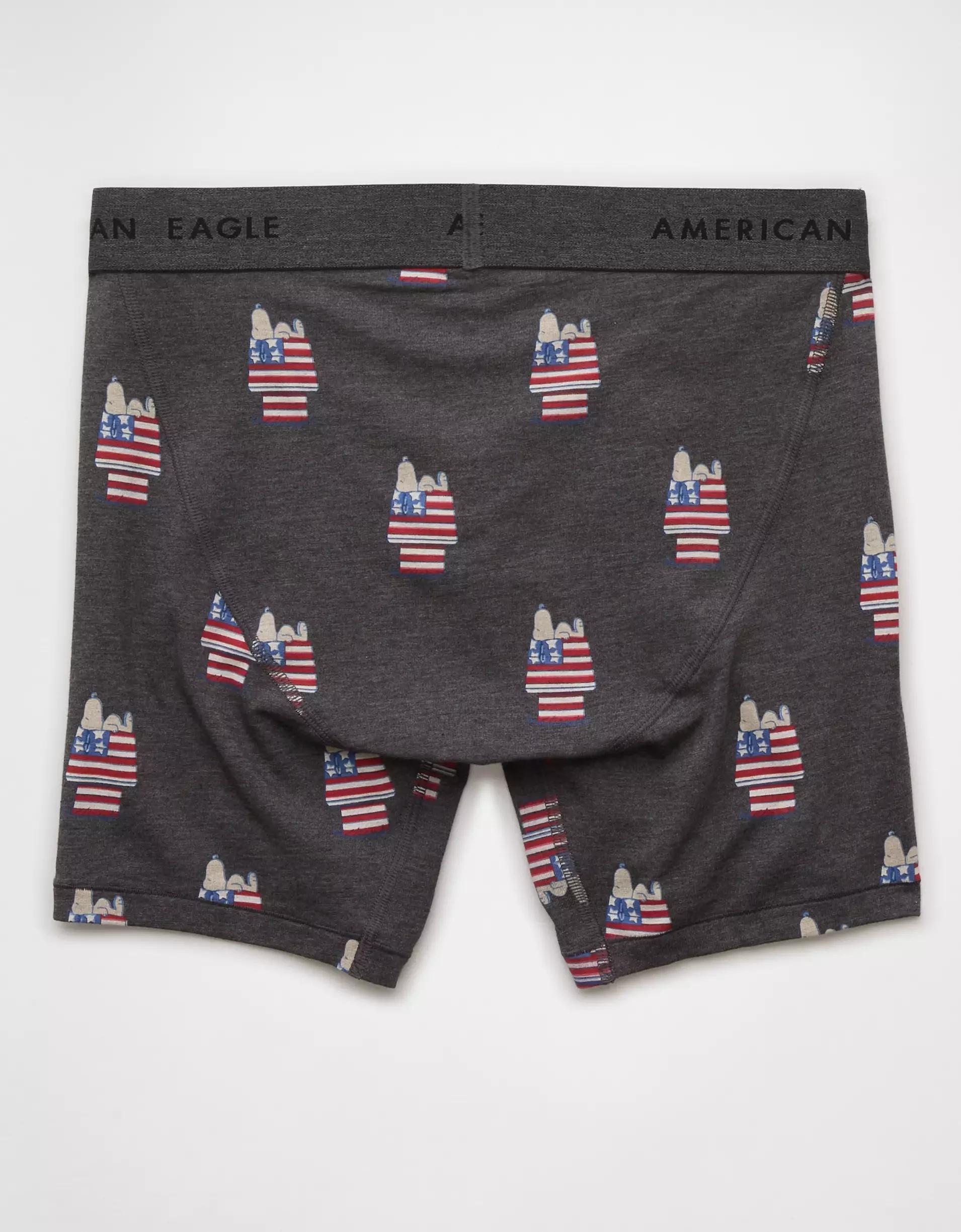 AEO Men's Snoopy USA 6" Classic Boxer Brief Product Image