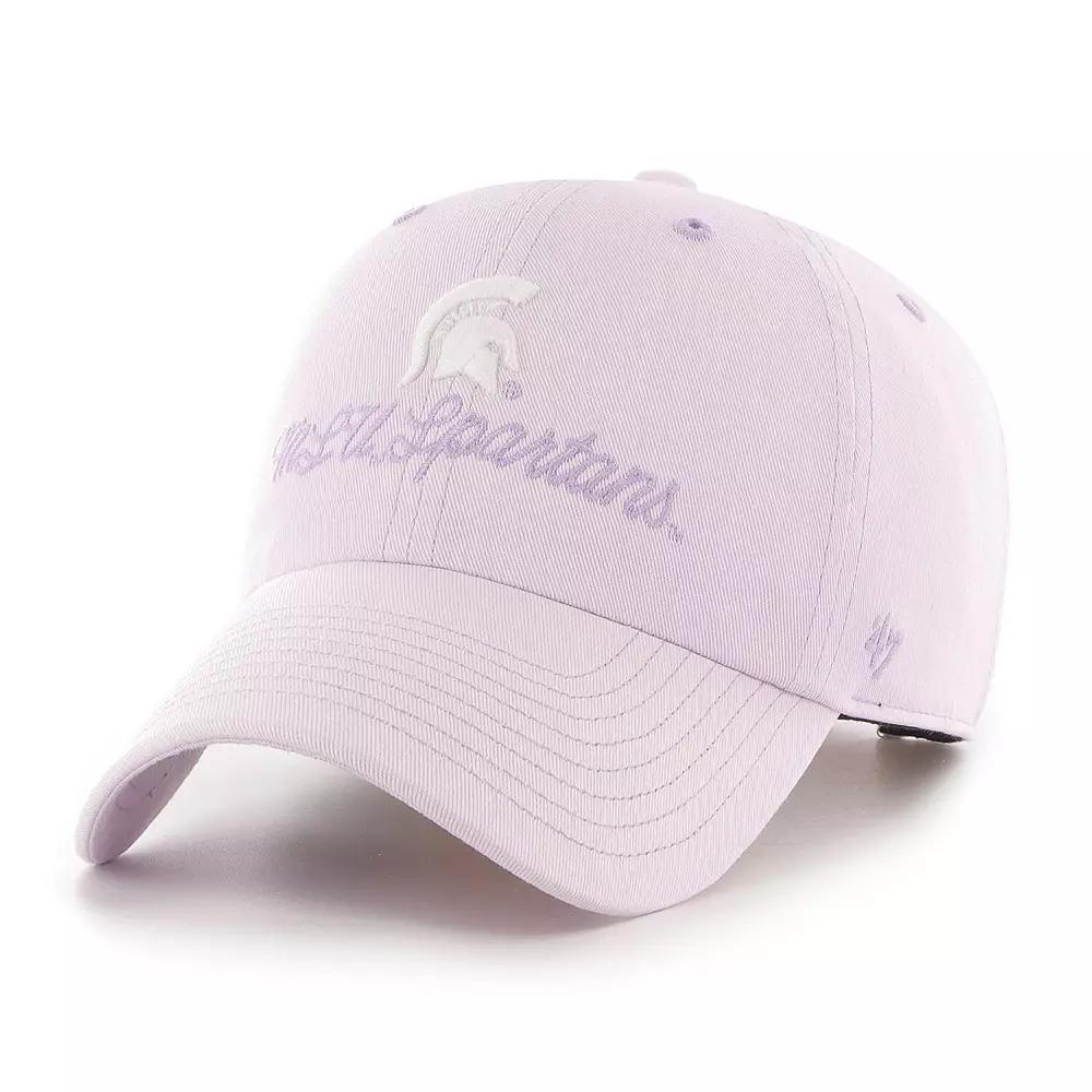 Women's '47 Purple Michigan State Spartans Haze Clean Up Adjustable Hat Product Image