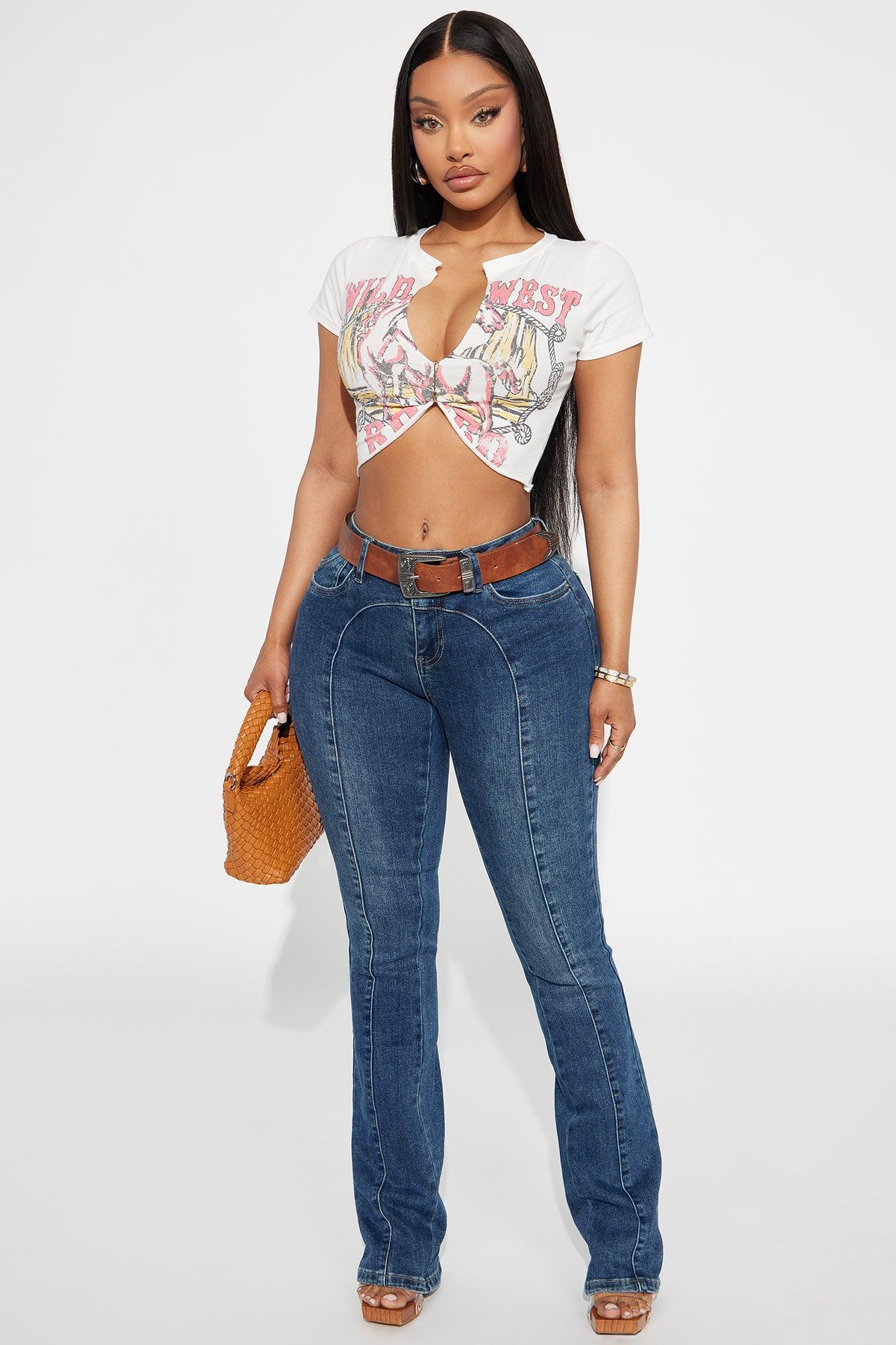 Wild West Rodeo Tee - White Product Image