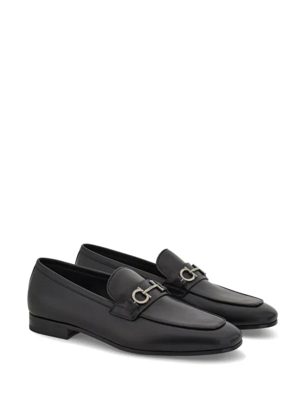 FERRAGAMO Gancini-buckle Penny-slot Loafers In Multicolor Product Image