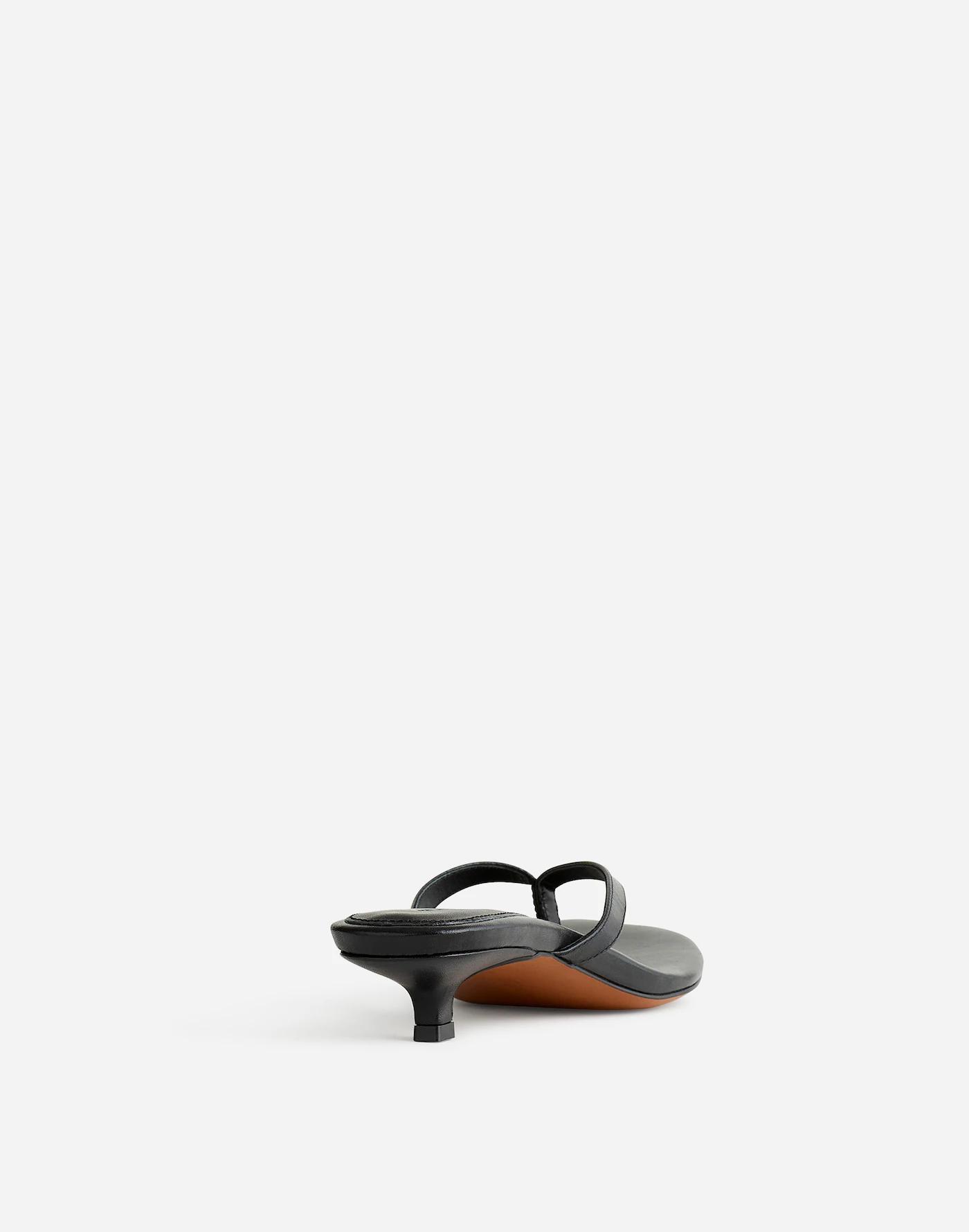 The Chiara Kitten Heel Thong Sandal Product Image