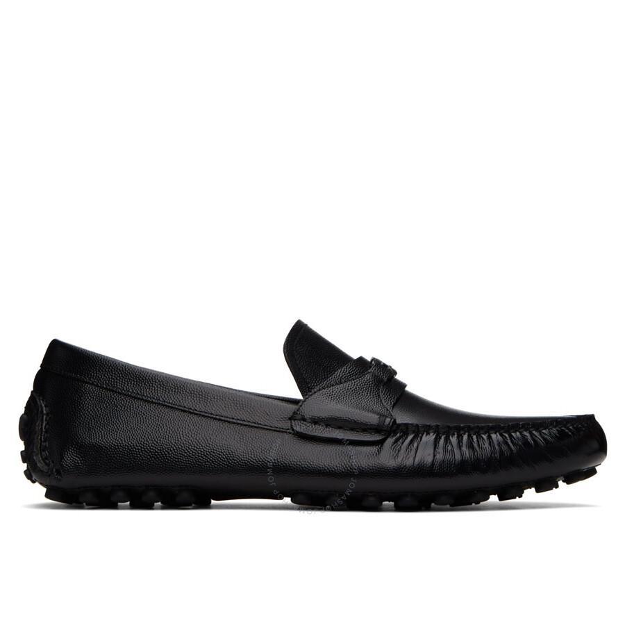 FERRAGAMO Gancini-buckle Slip-on Loafers In Black Product Image