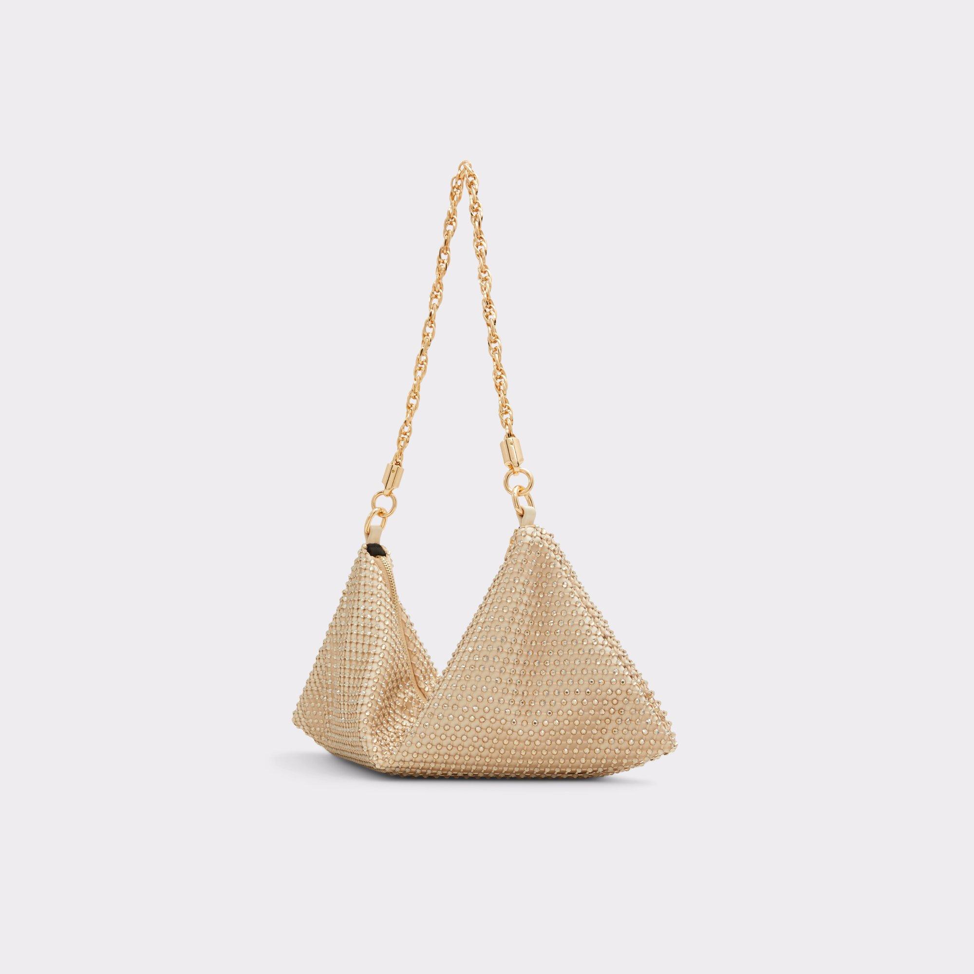 ALDO Darlingsidex - Women's Shoulder Bag Handbag - Gold Product Image