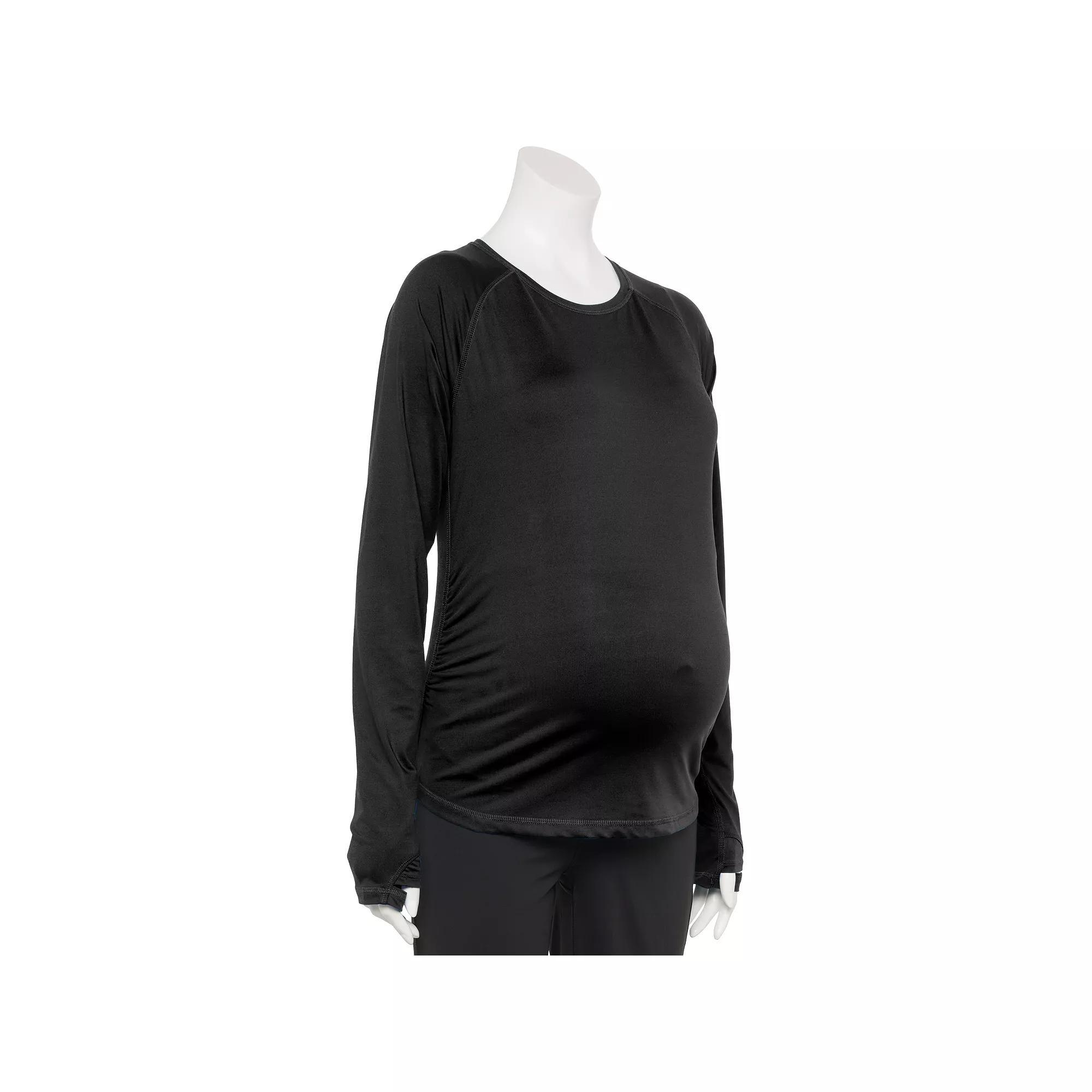 Maternity Tek Gear Dry Tek Long Sleeve Tee, Womens Product Image