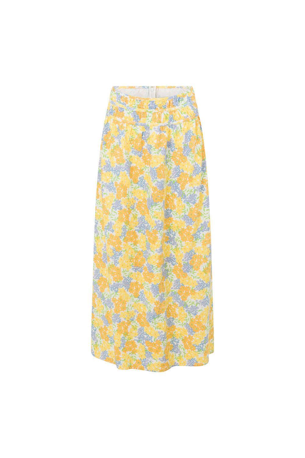 Danica Skirt - Tropical Bud Floral Product Image