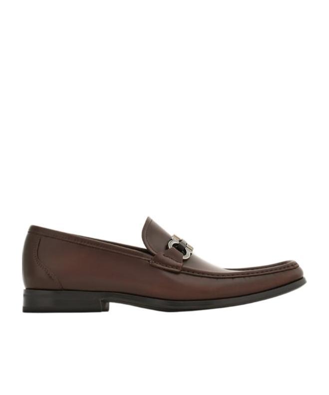 FERRAGAMO Gancini-plaque Loafers In Multicolor Product Image