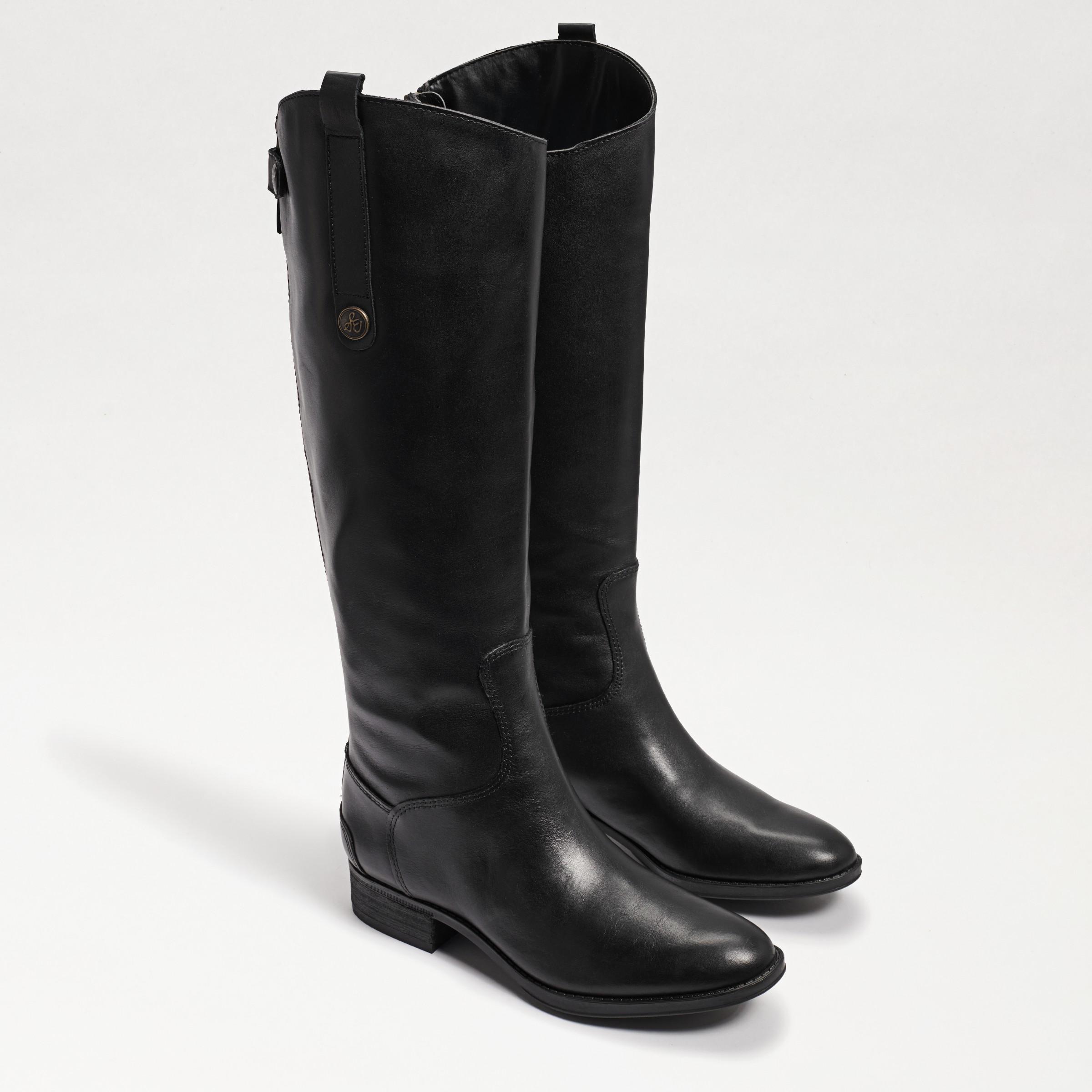 Sam Edelman Womens Penny Round Toe Leather Low-Heel Riding Boots Product Image