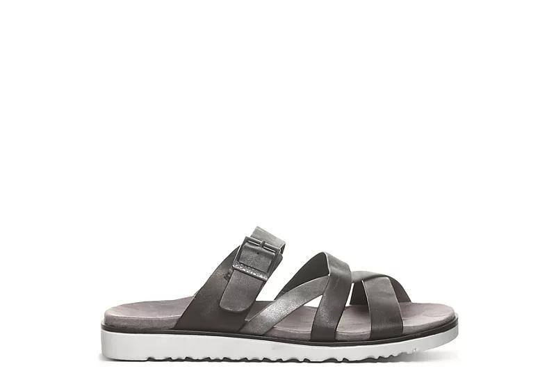 Bearpaw Rhodes Women's Strappy Slide Sandals, Size: 6, Black Product Image