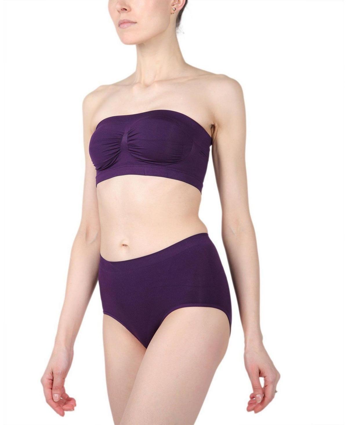 MeMoi Womens Strapless Seamless Bandeau Bra Shaper Product Image