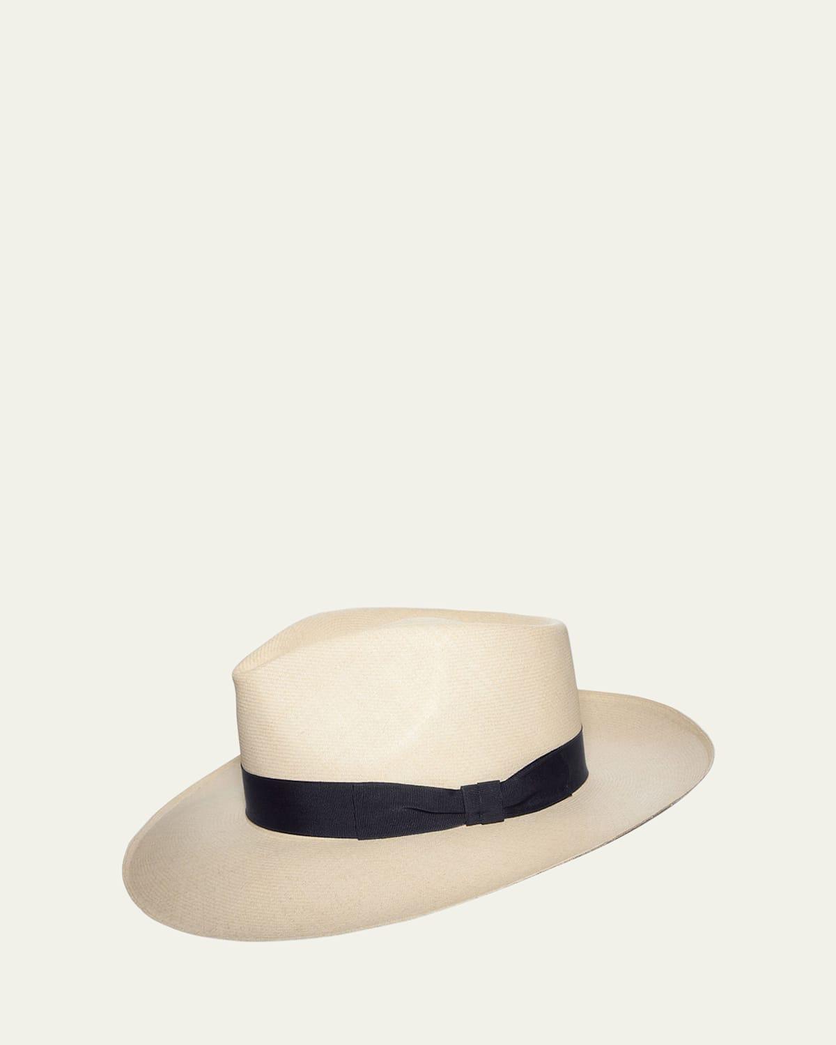 Mens Casablanca Montecristi Panama Straw Hat Product Image
