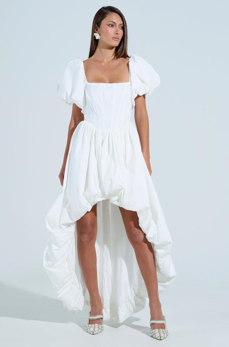 SOFIA POPLIN HIGH LOW MINI DRESS Product Image