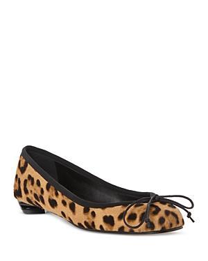 Womens Armadillo Leather Ballerina Flats Product Image