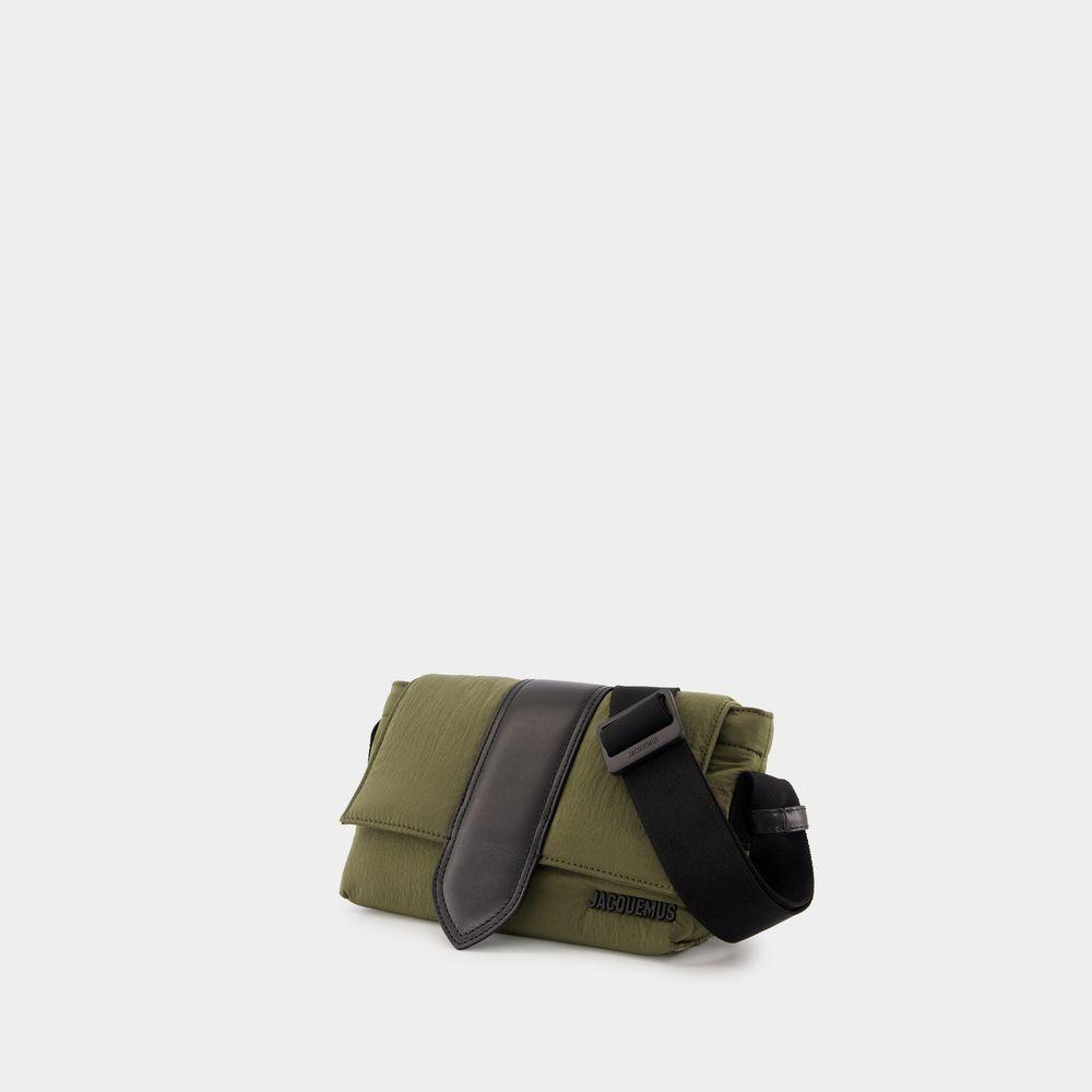 JACQUEMUS Le Petit Messenger Bambin Crossbody - Cotton - Khaki In Green Product Image