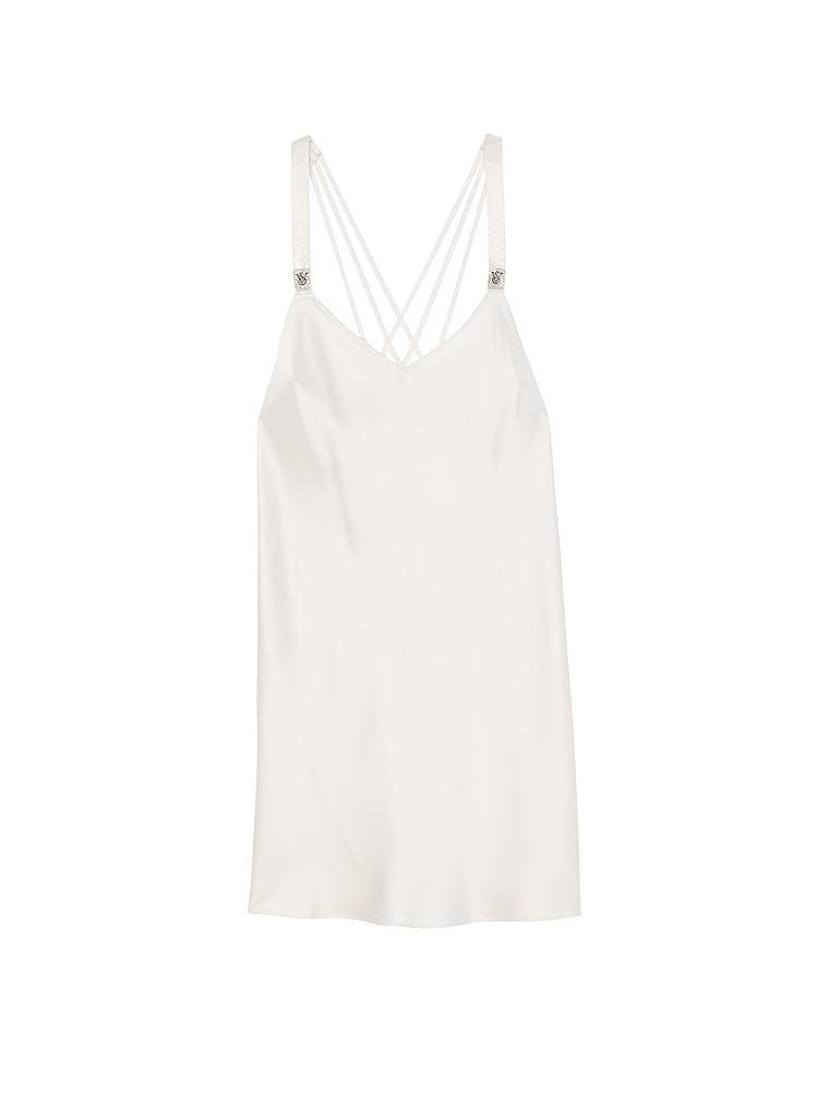 Scattered Shine Strap Satin Strappy-Back Slip Product Image