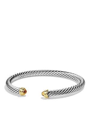 David Yurman Cable Classics Bracelet with Blue Topaz and Gold Product Image