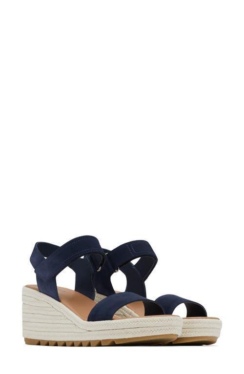 Sorel Womens Cameron Ankle Strap Espadrille Wedge Sandals Product Image