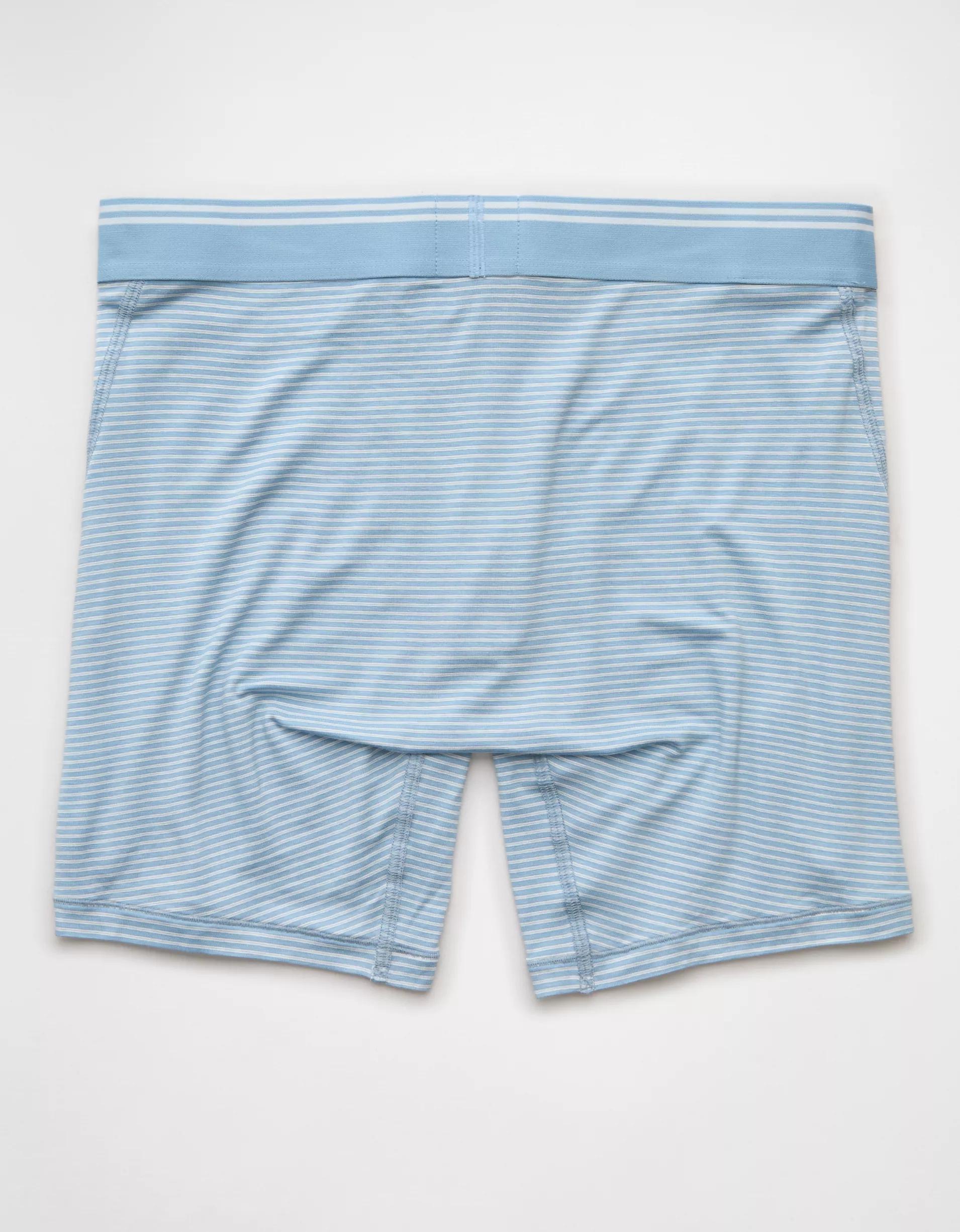 AEO Men's Striped 6" Ultra Soft Boxer Brief Product Image