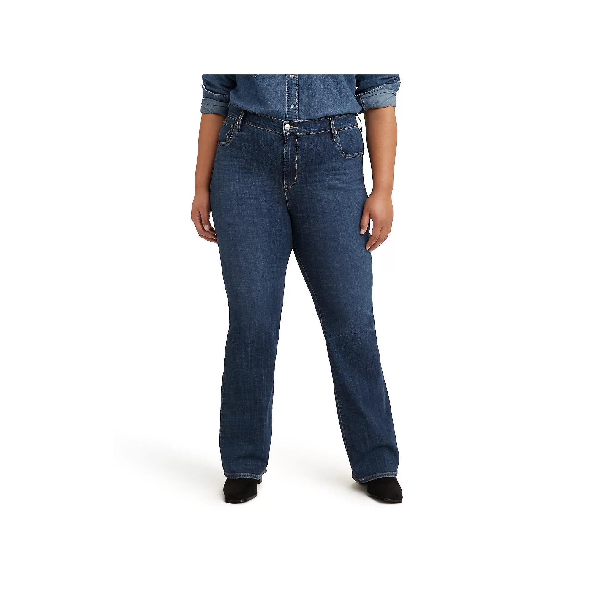 Plus Size Levi's® 725™ High-Rise Bootcut Jeans, Women's, Size: 26 Regular, Lapis Dark Horse Product Image