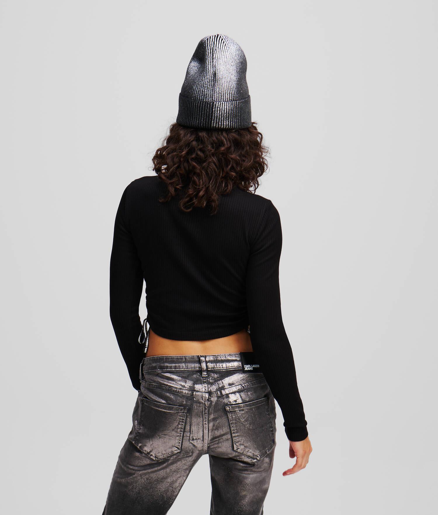 LONG-SLEEVED RIBBED T-SHIRT Product Image