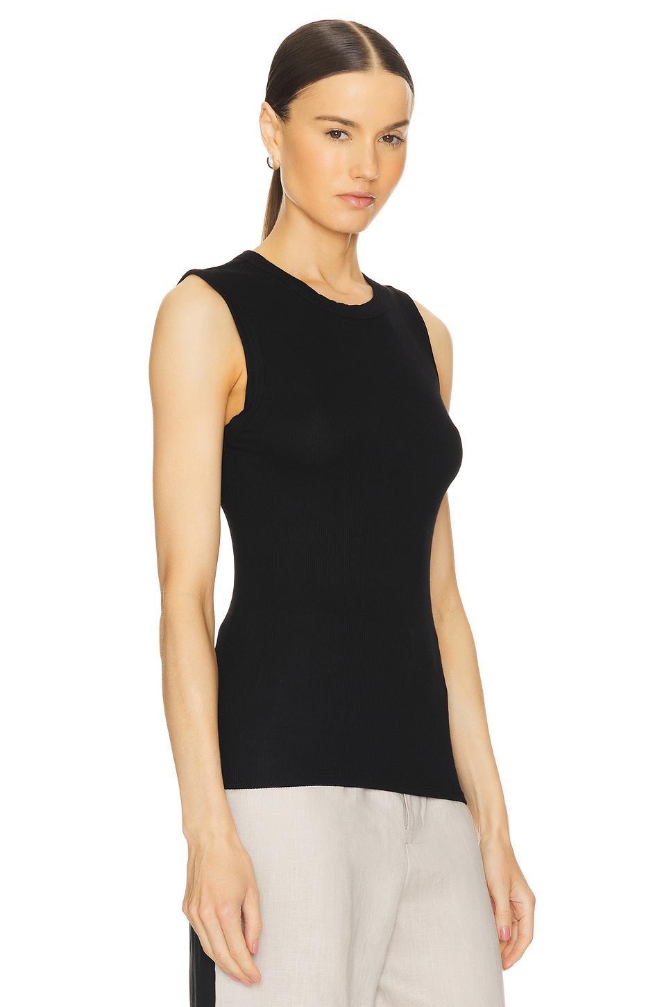 Stretch Silk Knit Sleeveless Tank Enza Costa Product Image