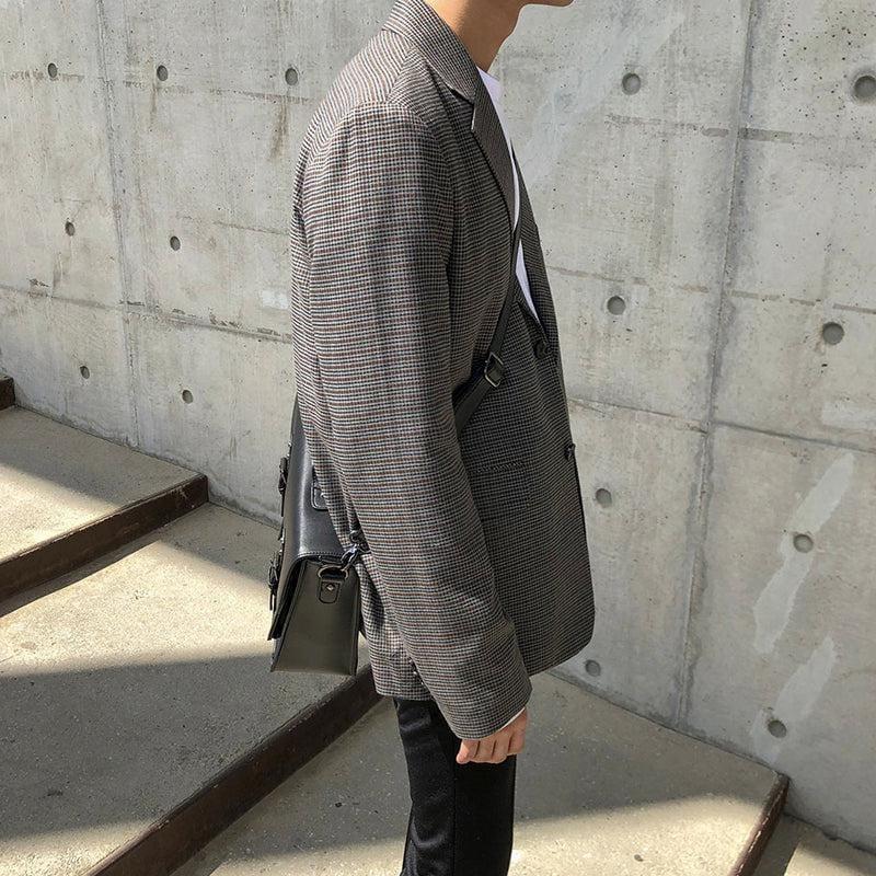 RT No. 2770 PLAID BLAZER JK Product Image