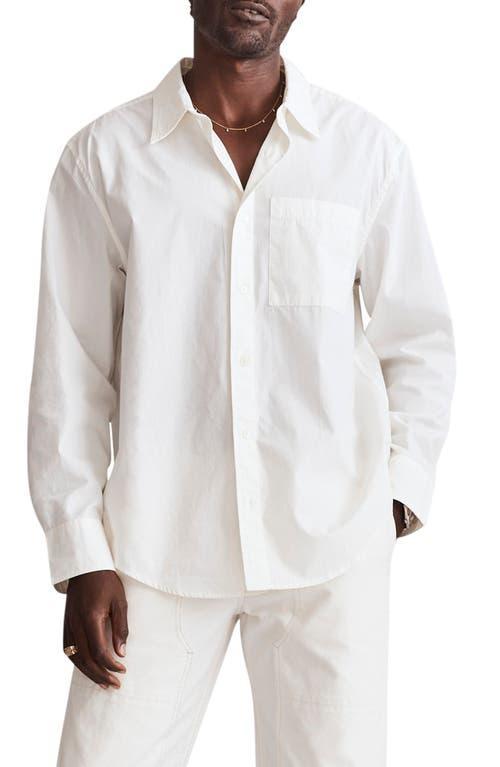 Madewell Poplin Easy Long-Sleeve Shirt (Soft ) Men's Clothing Product Image